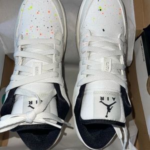 Jordan 1 Low “Paint Splatter” “Brushstroke”